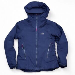 Millet Gore Tex PrimaLoft Jacket Womens S Black Hooded Ski Snow Shell Coat READ!